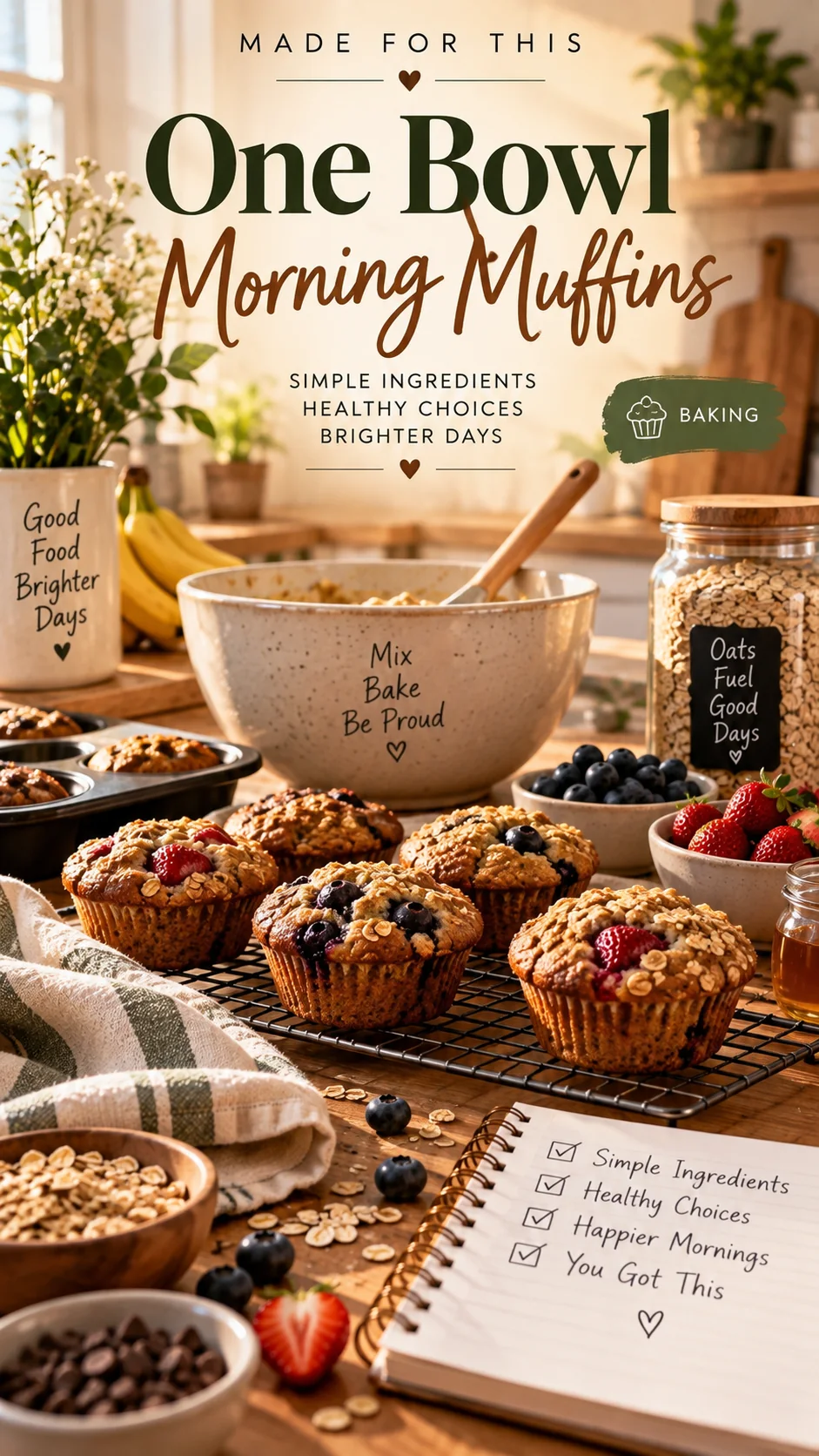 One Bowl Morning Muffins — original article cover