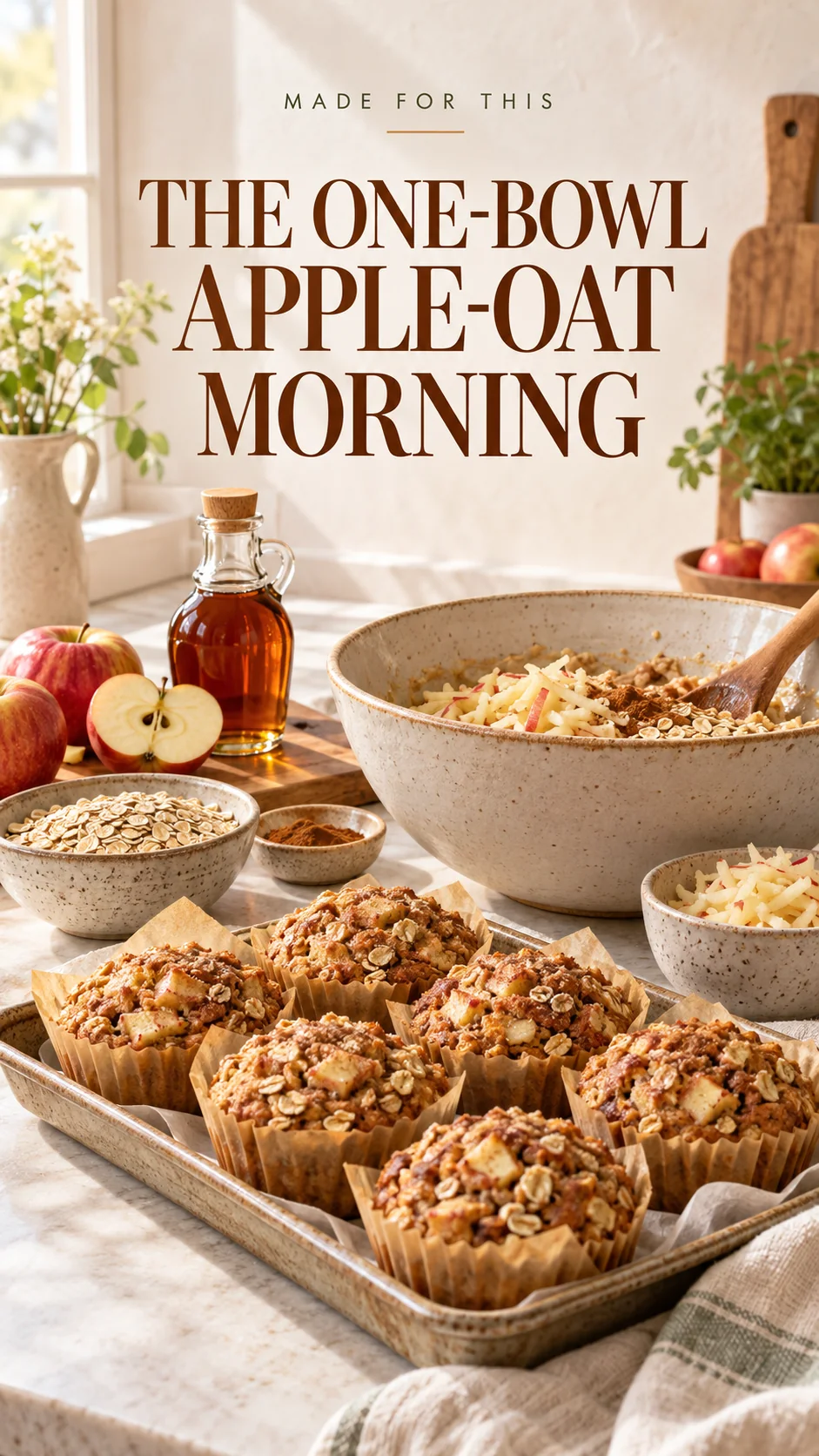The One-Bowl Apple-Oat Morning