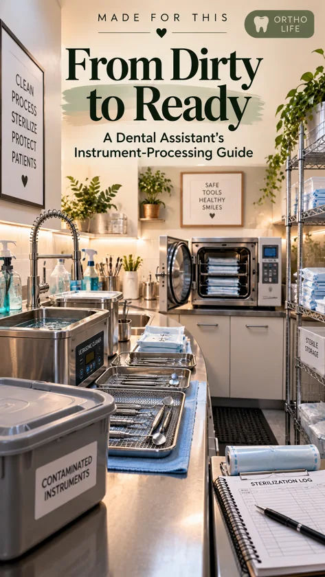 From Dirty to Ready: A Dental Assistant’s Instrument-Processing Guide