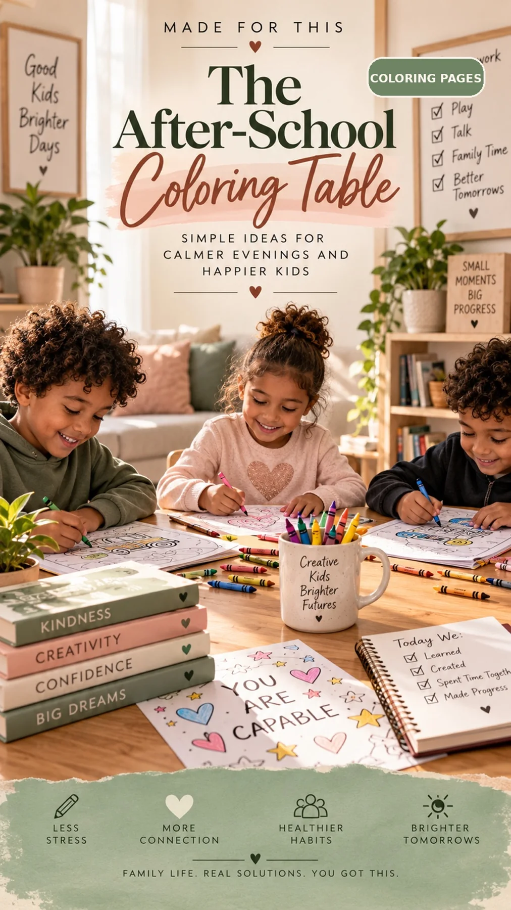 The After-School Coloring Table — original article cover