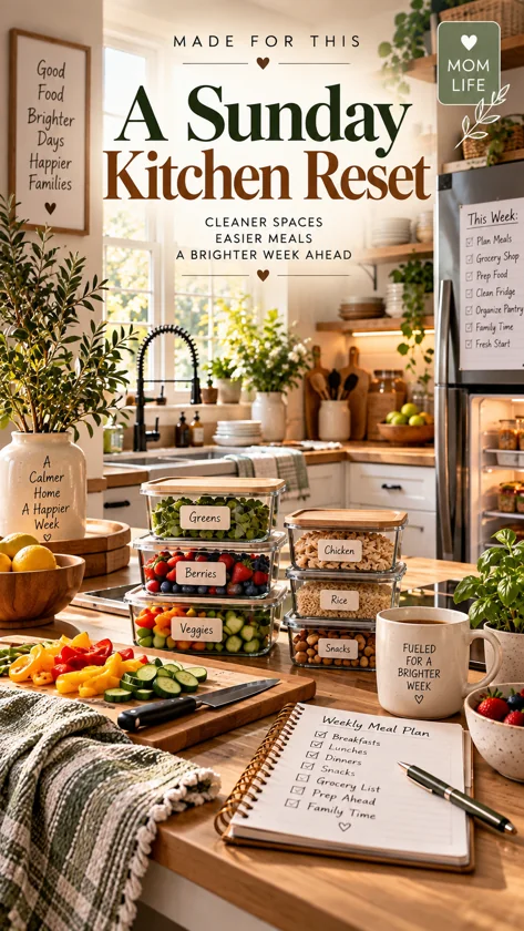 A Sunday Kitchen Reset