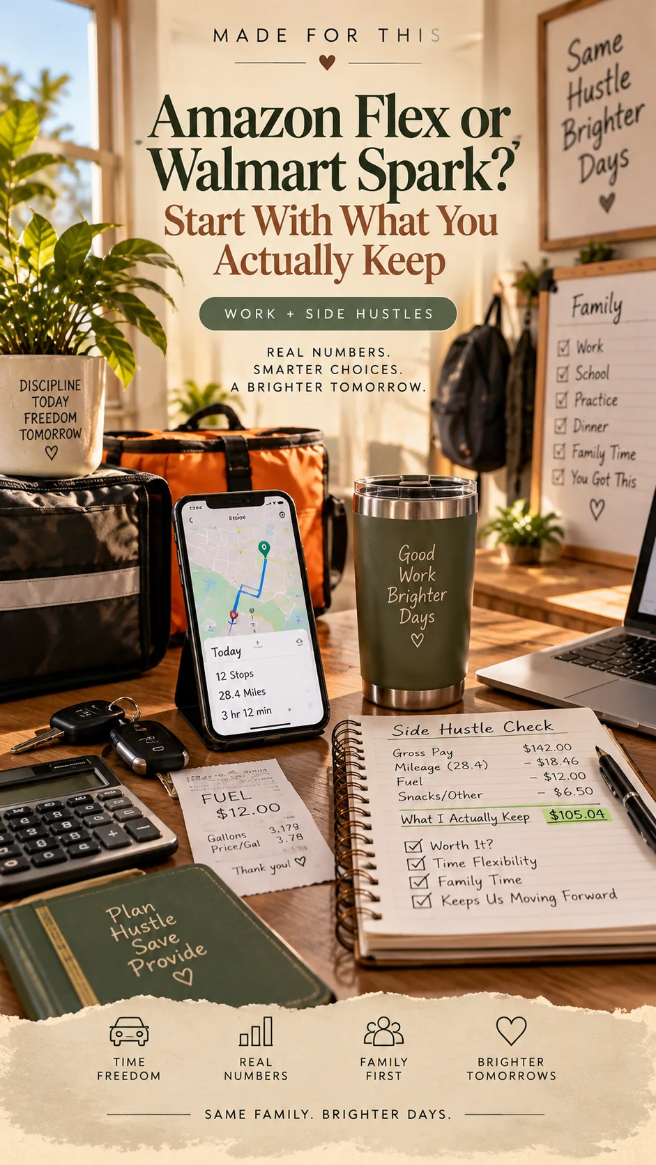 Amazon Flex or Walmart Spark? Start With What You Actually Keep — original article cover