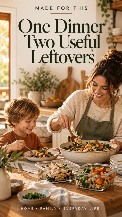 One Dinner Two Useful Leftovers