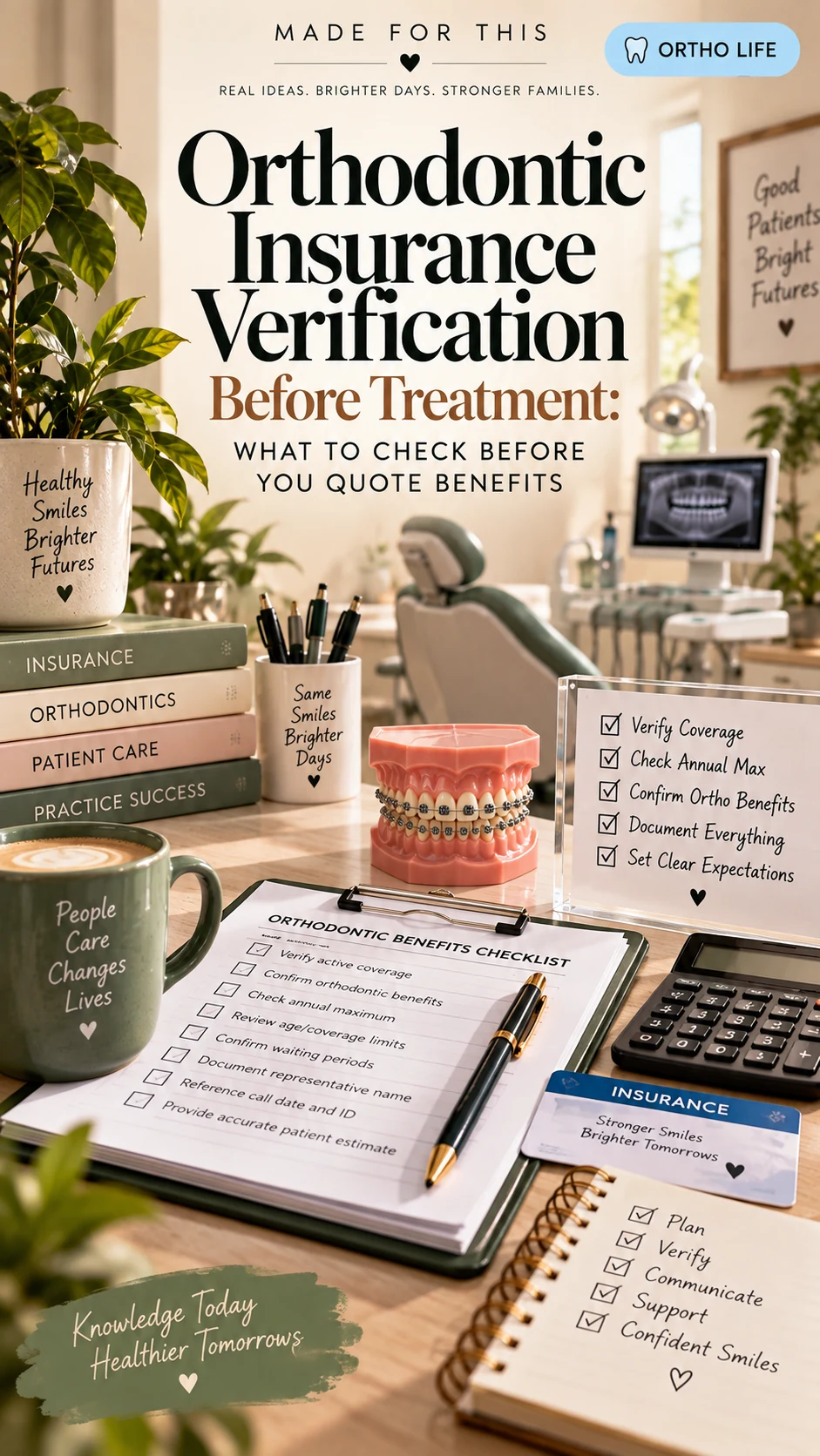 Orthodontic Insurance Verification Before Treatment: What to Check Before You Quote Benefits