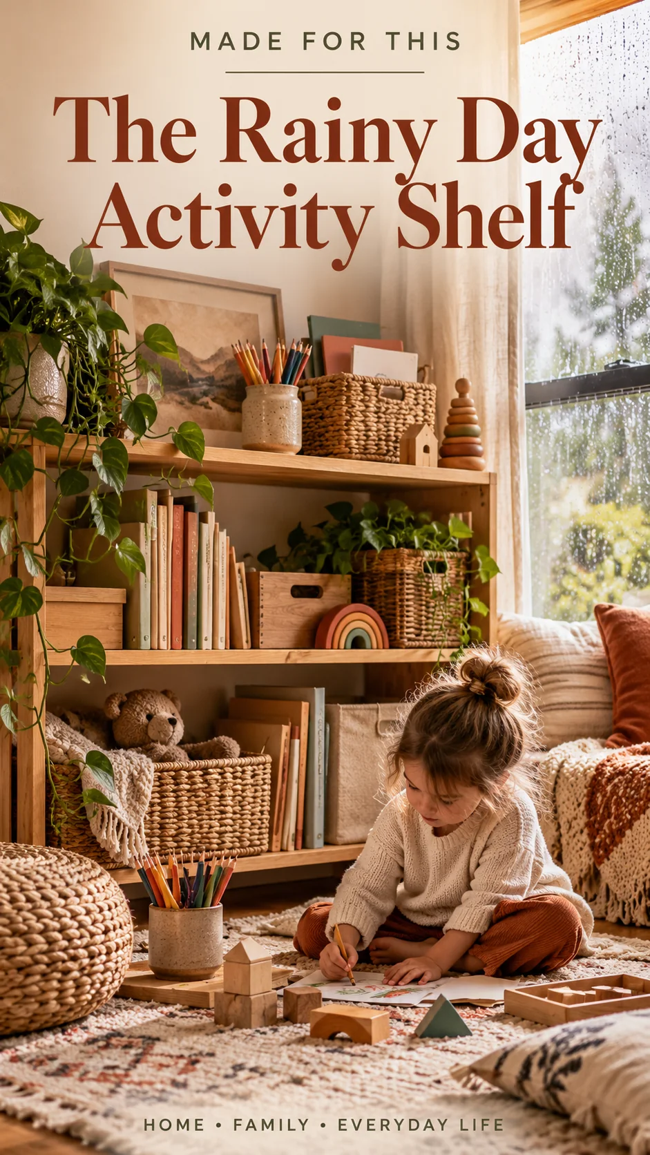 The Rainy Day Activity Shelf
