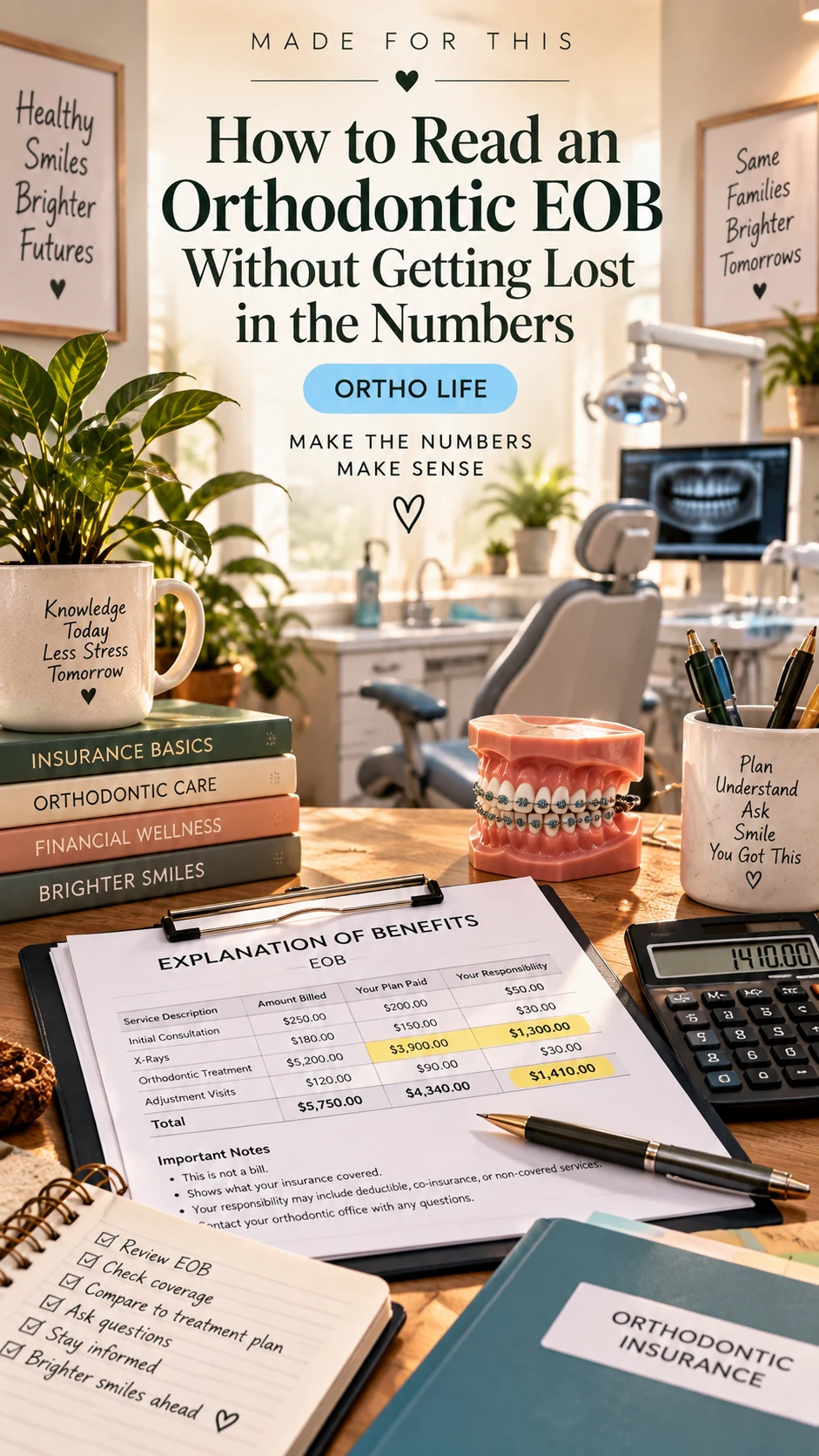 How to Read an Orthodontic EOB Without Getting Lost in the Numbers