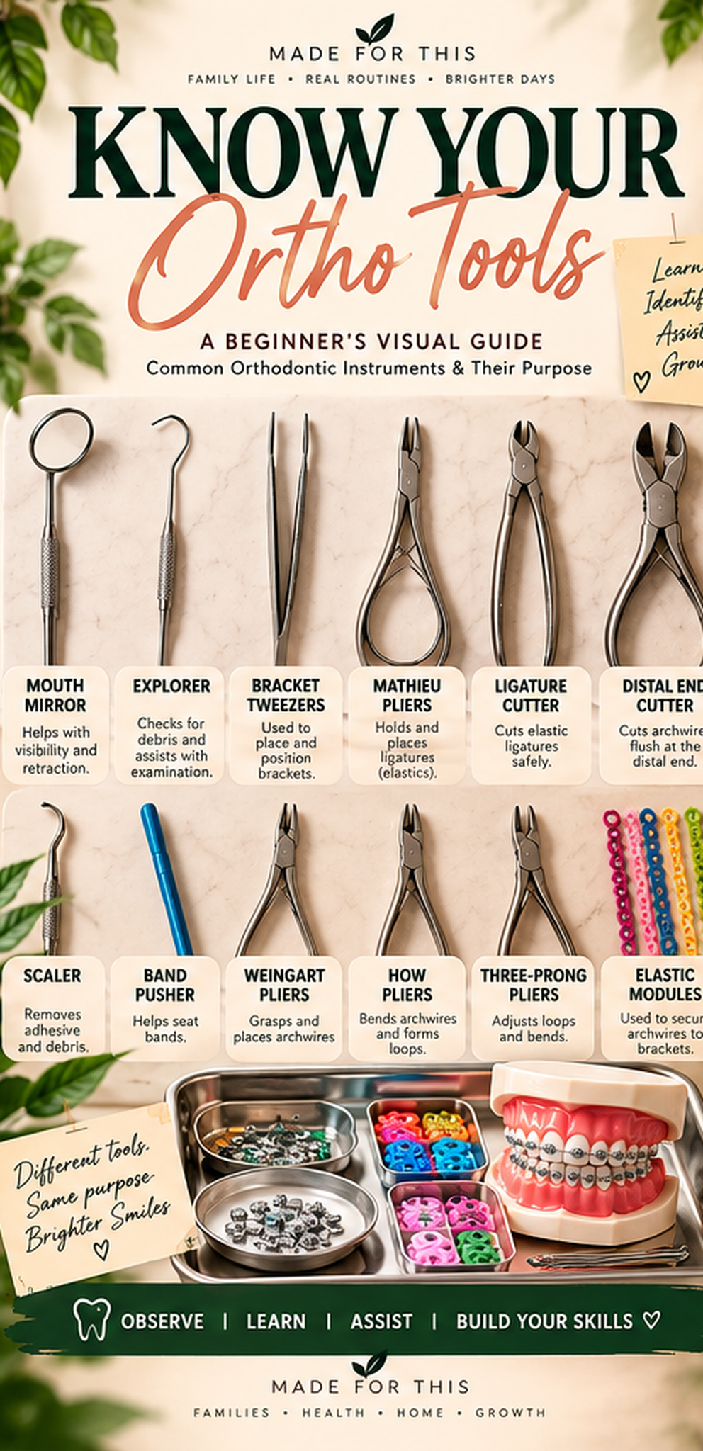 Preview of the Know Your Ortho Tools flyer, one of three separate downloads