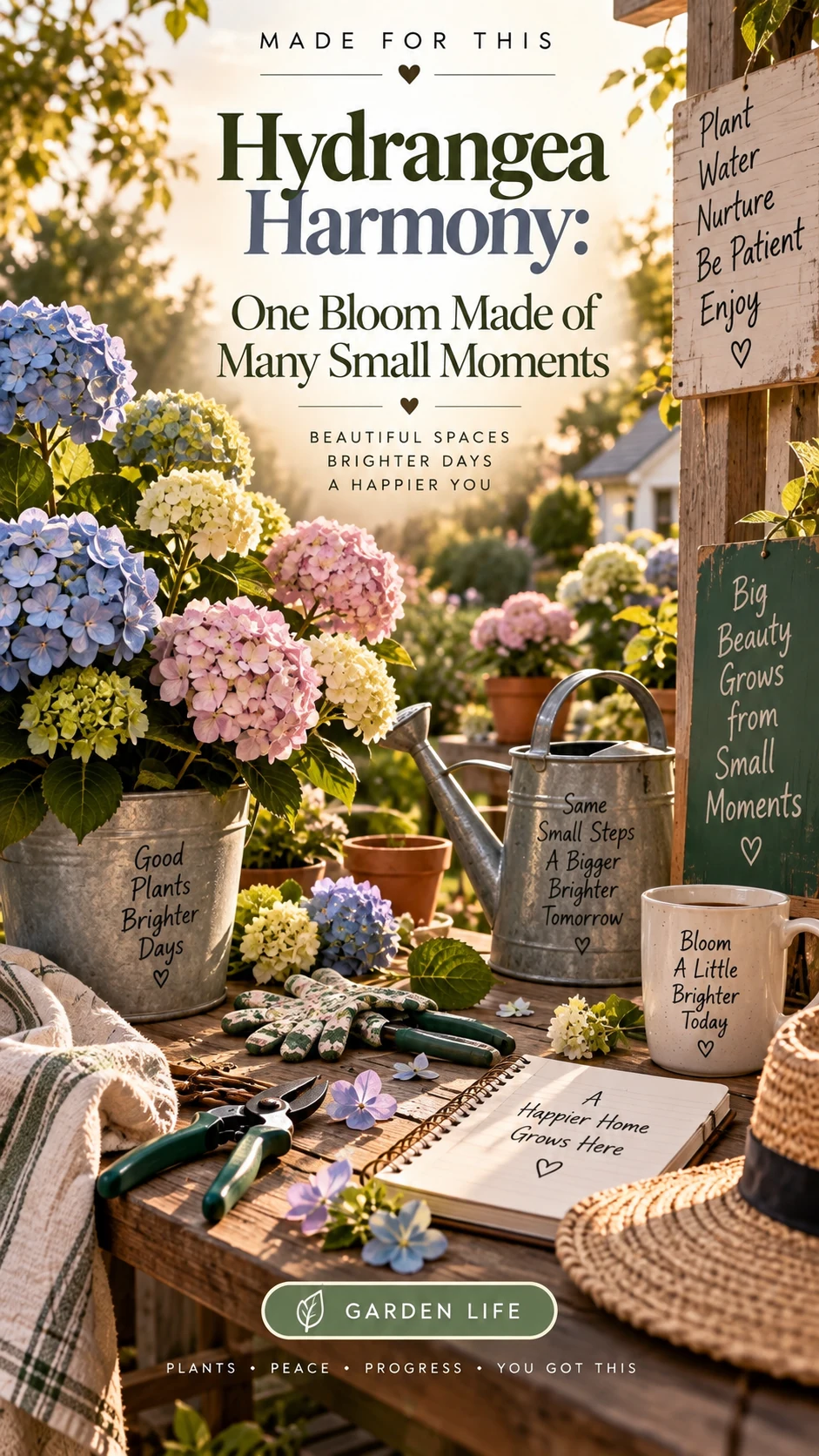 Hydrangea Harmony: One Bloom Made of Many Small Moments